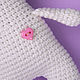 Order Soft toys teddy bear white knitted with a heart. Вязаные игрушки - Ольга (knitlandiya). Livemaster. . Amigurumi dolls and toys Фото №3