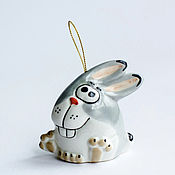 Для дома и интерьера handmade. Livemaster - original item Rabbit Christmas Tree toy. Handmade.