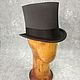 Black satin top hat ' C'. Cylinder. Felt Hats Shop. My Livemaster. Фото №4