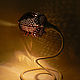 Настольная лампа из сухой тыквы "Тигровая лилия". Настольные лампы. Мастерская 'Ninova'. Интернет-магазин Ярмарка Мастеров.  Фото №2
