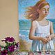  Картина маслом Ветер перемен. Картины. SimanolyaArtStudio. Ярмарка Мастеров.  Фото №5