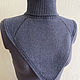 Манишка "Маренго" из мериносовой полушерсти. Манишки. FAVORITE KNITWEAR (Наталья). Интернет-магазин Ярмарка Мастеров.  Фото №2