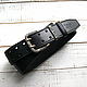 Orc belt with forged buckle made of genuine leather, Straps, Moscow,  Фото №1