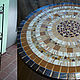 Столик кованый с мозаикой "Богиня Дике". Столы. Марьяна. Ярмарка Мастеров.  Фото №4