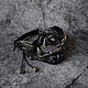 Самурайская полумаска Мэмпо Black & Silver. Маски интерьерные. Qarma Masks. Интернет-магазин Ярмарка Мастеров.  Фото №2