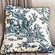 Гобеленовые наволочки "Toile de jouy"  45х45 см. Подушки. Интерьерный текстиль (Tatyana). Интернет-магазин Ярмарка Мастеров.  Фото №2