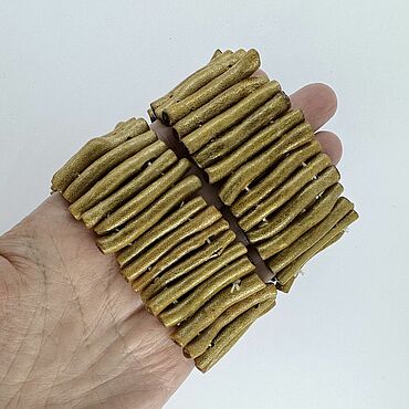 Материалы для творчества ручной работы. Ярмарка Мастеров - ручная работа КОРАЛЛ Натуральный Браслет Палочки 35мм. Handmade.