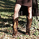 TEXANO - Italian Cossack boots made of trimmed pony fur-Autumn-Winter. High Boots. Febe-handmade. My Livemaster. Фото №6