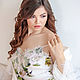 Комплект тройка+маска "Магнолия". Пижамы. DRESS ART Модный Дом Анны Ивановой. Ярмарка Мастеров.  Фото №4