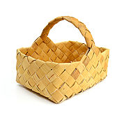 Для дома и интерьера handmade. Livemaster - original item A basket woven from birch bark. Basket wicker. Art. 4026. Handmade.