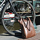 brown leather ladies satchel bag shopper, Sacks, Moscow,  Фото №1