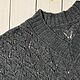 Пуловер женский Серебристый блеск /серый, графит/. Пуловеры. АВТОРСКОЕ РУЧНОЕ ВЯЗАНИЕ. Интернет-магазин Ярмарка Мастеров.  Фото №2