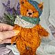 Мохеровый мишка тедди 18 см. Мишки Тедди. Марина Покрывалова. Интернет-магазин Ярмарка Мастеров.  Фото №2