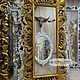 Зеркало в резной золотой раме 120х60 см, Зеркала, Санкт-Петербург,  Фото №1