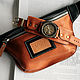 Order Waist bag: Brown leather. Mart Bags (martbags). Livemaster. . Waist Bag Фото №3