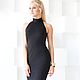 Dress bodycon black Jersey dress. Dresses. Дизайнерские платья Valensia Atelier. Online shopping on My Livemaster.  Фото №2