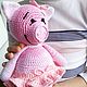 Kind pink pig-a symbol of 2019. Stuffed Toys. ToysAndToys. Online shopping on My Livemaster.  Фото №2