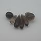Smoky quartz faceted pear, Pendants, Moscow,  Фото №1