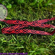Русский стиль handmade. Livemaster - original item Ochelye Otal black and red. Handmade.