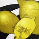 "Citron" картина маслом натюрморт. Картины. Стильные картины Дарьи Савельевой. Ярмарка Мастеров.  Фото №6