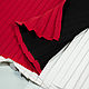 Плиссе креп дублированное, цвет красный, 1122201-2. Ткани. Итальянские ткани. Ярмарка Мастеров.  Фото №4