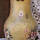 Крынка Заброшенный сад. Утварь. Ольга vintage decor & batik. Ярмарка Мастеров.  Фото №6