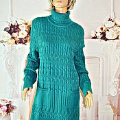 Одежда handmade. Livemaster - original item Knitted tunic,size 48-52.. Handmade.