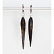 Long earrings. Earrings. Wooden jewellery. Online shopping on My Livemaster.  Фото №2