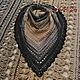 Заказать  шаль вязаная ажурная крючком из хлопка. Knitted-stori. Ярмарка Мастеров. . Шали Фото №3