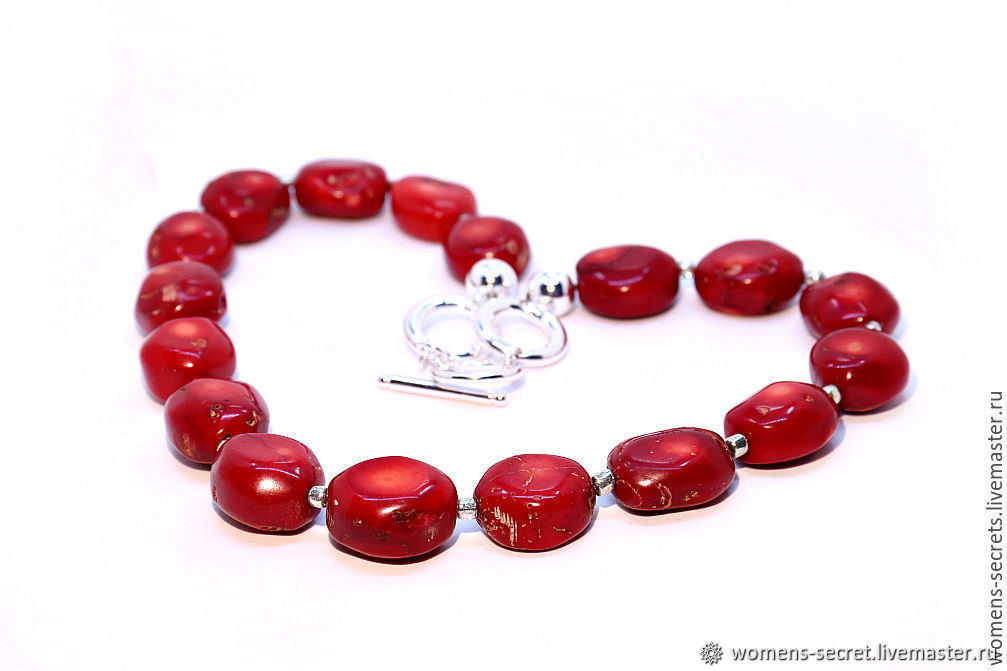 Necklace "Passion for life" coral natural, Necklace, Moscow,  Фото №1