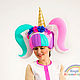 Head Hat Wig Unicorn Animation Club, Carnival costumes, Ufa,  Фото №1