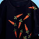 T-shirt cotton oversize carrot 2023 shiny carrot. T-shirts. Karina-bro. My Livemaster. Фото №4