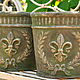 Pots made of concrete Lily set of 3 gray moss outdoor. Pots1. Decor concrete Azov Garden. My Livemaster. Фото №5