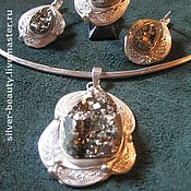 Кольцо серебряное  с аметистом "Аэлита"