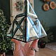 Витражная форма, ловец солнца Пирамида. Витражи. GlassNature. Ярмарка Мастеров.  Фото №6