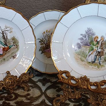 Винтаж ручной работы. Ярмарка Мастеров - ручная работа Весна, любовь,Meissen. Handmade.