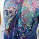 Felted vest 'Universe'. Vests. silk wool. My Livemaster. Фото №6