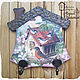 Housekeeper-hanger 'Bird house'. Housekeeper. Cozy house. Online shopping on My Livemaster.  Фото №2