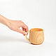 Wooden cedar mug for drinks 200 ml. C70. Water Glasses. ART OF SIBERIA. My Livemaster. Фото №4