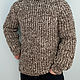 Copy of Copy of Copy of Copy of Sweater 100% wool. Mens sweaters. Sheep and goat skins. My Livemaster. Фото №4