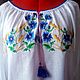 Women's embroidered blouse 'Summer spaces' ZHR2-212. Blouses. babushkin-komod. My Livemaster. Фото №4