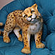 Гепард. Мягкие игрушки. Fluffy Paws. Ярмарка Мастеров.  Фото №5