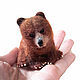 felt toy: Bear, Felted Toy, Tambov,  Фото №1