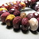 Jasper mukait faceted rondel large beads. Beads1. Elena (luxury-fittings). My Livemaster. Фото №6