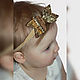  Повязка детская 0+. Ободки и повязки на голову. Viki Bow. Интернет-магазин Ярмарка Мастеров.  Фото №2