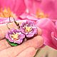 Серьги Тюльпаны ручной работы. Серьги классические. Украшения для души (irina-sommer). Ярмарка Мастеров.  Фото №6