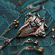  ' Regius Cicada ' modern, insect. Necklace. House Of The Moon Dew. Online shopping on My Livemaster.  Фото №2