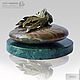 AR002_ Bronze 'gold' Fish with Pearls on the Side. Figurines. Miner premium - Ltd Moscow (mineralpremium). My Livemaster. Фото №4