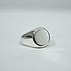 Кольцо Circle Signet Ring Polished, Кольцо-печатка, Санкт-Петербург,  Фото №1