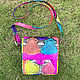 Summer handbag made of python FIORI. Crossbody bag. Exotic Workshop Python Fashion. Online shopping on My Livemaster.  Фото №2